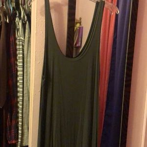 Dark grey maxi dress